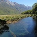 an den Mirror Lakes, leider hat es etwas zu viel find für die schönen Spiegelbilder