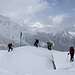 Ciaspolatori e sci-alp riuniti alla diga di Pescegallo