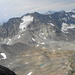 Blick vom Gipfel der Krone nach Südwesten auf das Massiv des Augstenbergs