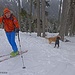 Da war doch noch glatt ein anderer schitourengehender Hund unterwegs ☺