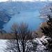 ....e la magia del lago sempre caratterizzante il versante nord dei Corni