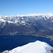 Panorama sulle Isole di Brissago, tutto a sinistra Ascona.