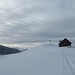 Rückblick zur Chrüzweid - und unserer Mittagsrast-Hütte