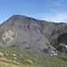 Pizzo del Corvo (3015 m) e la frana di Gana Negra.
