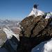 zwei auf dem Gipfel des Matterhorn