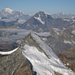 Mont Blanc, Grand Combin und im Vordergrund die "kleine" Dent d'Hérens