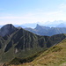 Du sommet du Burglen vue sur le Gantrisch et le Stockhorn.