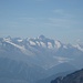...Aletschgletscher und Berner Alpen (Finsteraarhorn ca. 63km entfernt)...