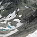 Blick vom Gipfel 3160 müM (östlich Piz Surgonda): Detailaufnahme von der Fuorcla Margun, rechts davon der markante "Hinkelstein"