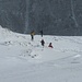 in prima fila con un gruppo di ticinesi