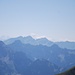 Die Gipfelfernsicht reichte bis zum Mont Blanc