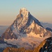 der bekannteste Berg, das Matterhorn 4478m
