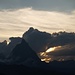 Matterhorn mit Sonnenuntergang von der Monte-Rosahütte aus!