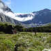 Wunderschönes Gertrude Valley, rechts der Barrier Peak