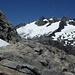 Fels und Schnee in den Darran Mountains