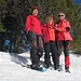 drei in Rot auf dem Jänzi