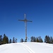 das Gipfelkreuz während nur kurzer Zeit ohne "Publikum"