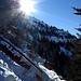 Hindernis vor der Füdlibagge-Abzweigung: Mit Ski zu bewältigen.