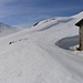 Aussicht von der Alphütte Hochmatt (1785m) auf den namenlosen Pass P.1817m über den man von Petit Mont ins Hochtal von Gros Mont queren könnte.