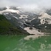 Lago delle Locce a quota 2223 metri a ridosso del Ghiacciaio delle Locce