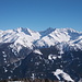 Tuxer/Zillertaler Alpen: der höchste Gipfel auf der linken Seite ist der Olperer
