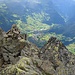 Grindelwald und Lütschinental vom Gipfel des Chrinnenhorns.
