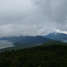 Blick auf die Fjordlandschaft vom Gipfel