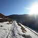 Prima neve calpestabile verso l'alpe La Grassa.