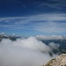 Blick über die Wolken zu den Ammergauer Alpen