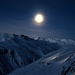 Fantastisch: Mond über dem Furkapass<br />Danke für das Kalenderbild, Dani!