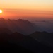 Sonnenuntergang auf der Zugspitze
