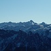 Berchtesgadener Alpen mit den drei Brüdern im Vordergrund