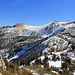 The view from Trimmer Peak to its big Brother and Sister