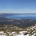 Excellent view to Lake Tahoe from Trimmer Peak