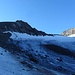 Le Glacier d'Arnès. Au-dessus, Pointe Marie et l'Ouille d'Arbéron (ou Punta d'Arnas).
