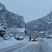 percorrendo la cantonale si attraversano paesi dove abbonda la neve