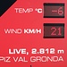 <b>Piz Val Gronda ore 9:45.<br />Temperatura alla partenza: -6°C, vento: 21 km/h.</b>
