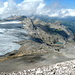 kurz vor dem Gipfel: Blick auf Glacier de la Plaine Morte - Gletscherhorn