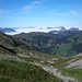 im Aufstieg zur Twäriberglücke wird das Nebelmeer über der Zentralschweiz immer deutlicher sichtbar