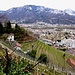 Der nordwestlichste Teil der Murata, welche über das ganze Tal 600m lang zur den Burgen von Bellinzona reicht