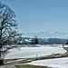Blick vom Bühlfeld ins winterliche Emmental