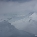 Blick vom Wintergipfel zum Rhonegletscher.