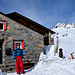 Arrivée à la cabane. I did it ! "J'ai mis plus ou moins de temps que Cécile ?"