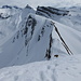 Der Blick schweift über die hinteren Sihltaler Gipfel zum Bös Fulen