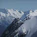 tief verschneites Karwendel; ZOOM ins Roßloch