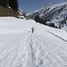 Abfahrt von Usserst Hütte nach Chäppeliberg.