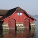malerisches Bootshaus am Quai zum Lido