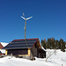Miniwindkraftwerk an der Hompessen Alpe