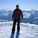 Hallodrio auf dem Gipfel des Vorder Galmihorn 3517m