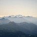 Nach Osten die fantastische Aussicht in die Berninagruppe